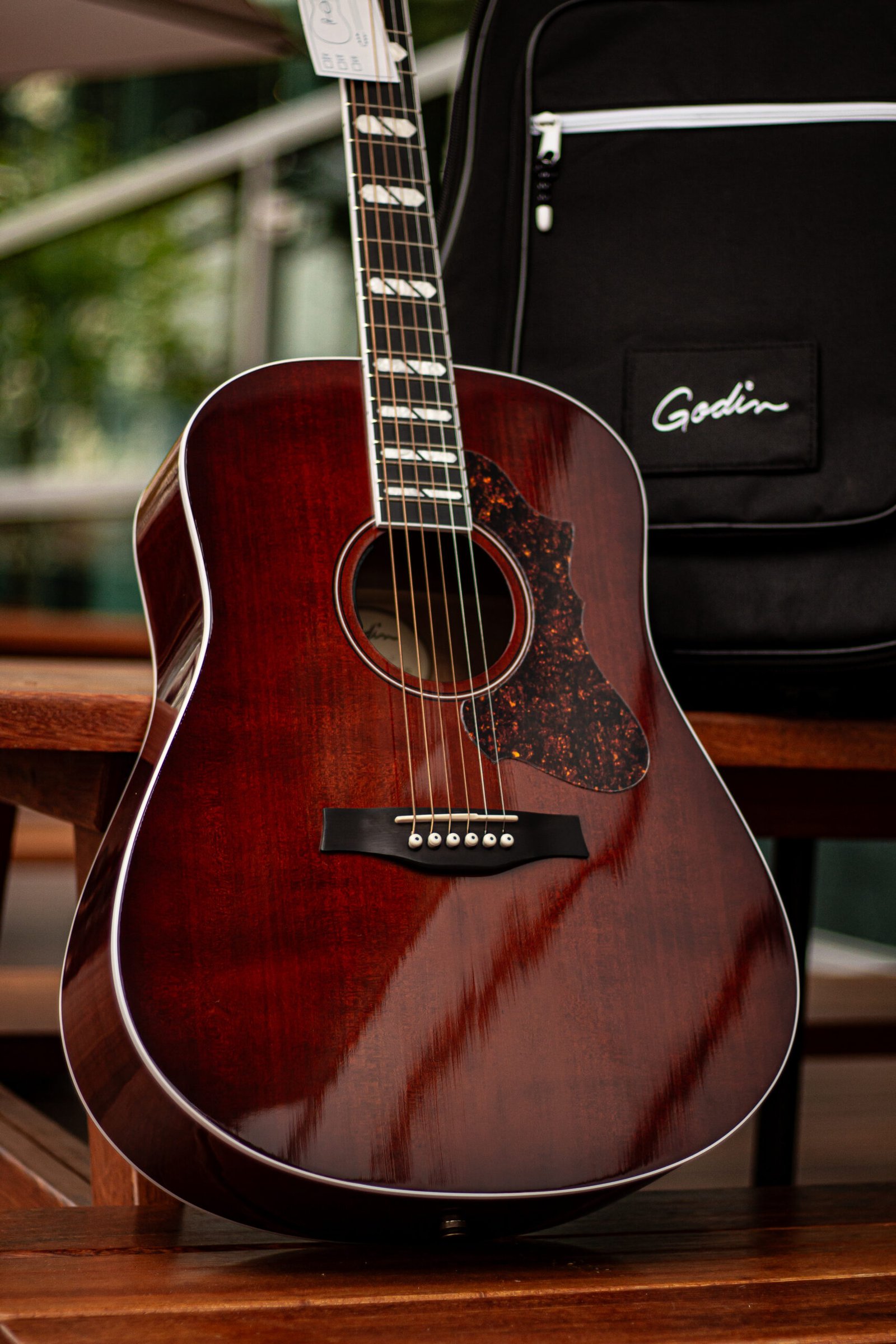 Godin Metropolis LTD Havana Burst HG EQ - Imagem 2