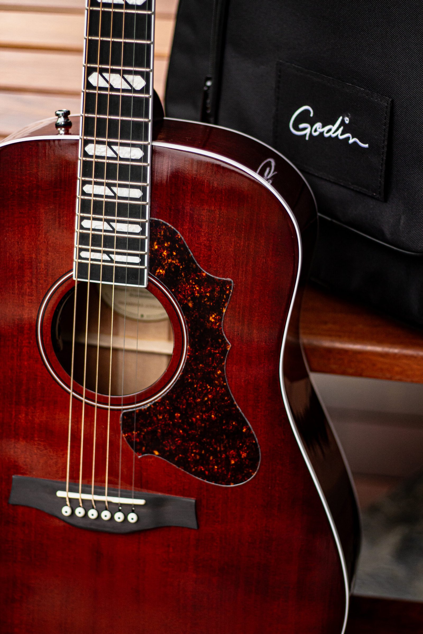 Godin Metropolis LTD Havana Burst HG EQ - Imagem 3