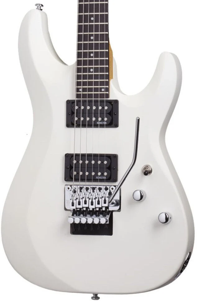 GUITARRA SCHECTER - C-6 FR DELUXE SATIN WHITE #435 IDN