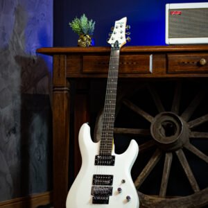 GUITARRA SCHECTER - C-6 FR DELUXE SATIN WHITE #435 IDN