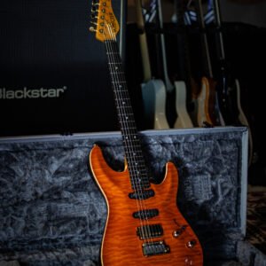 Schecter California Classic Trans Ambar C/case
