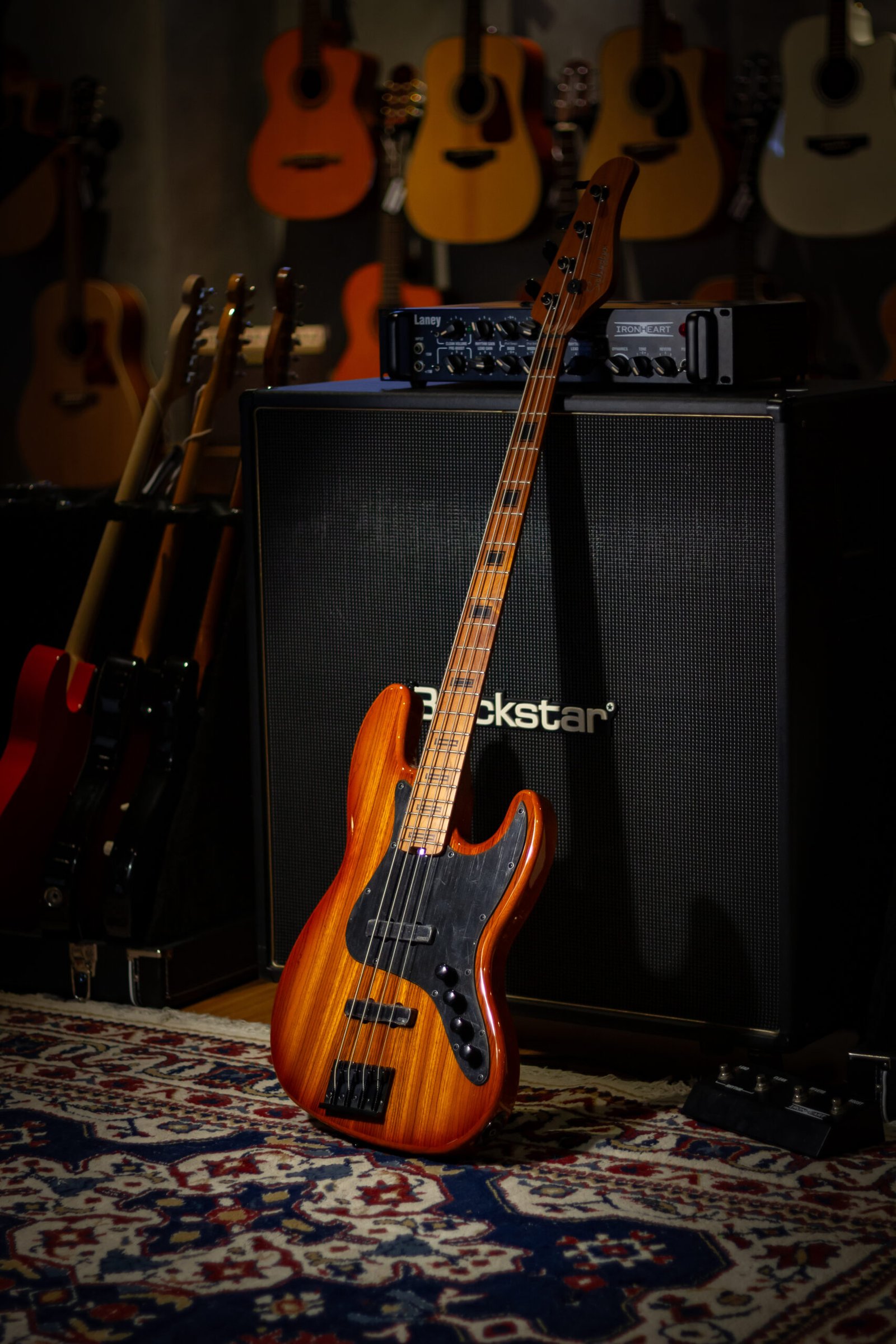 Contrabaixo Schecter J-4 Exotic Faded VS - Imagem 3