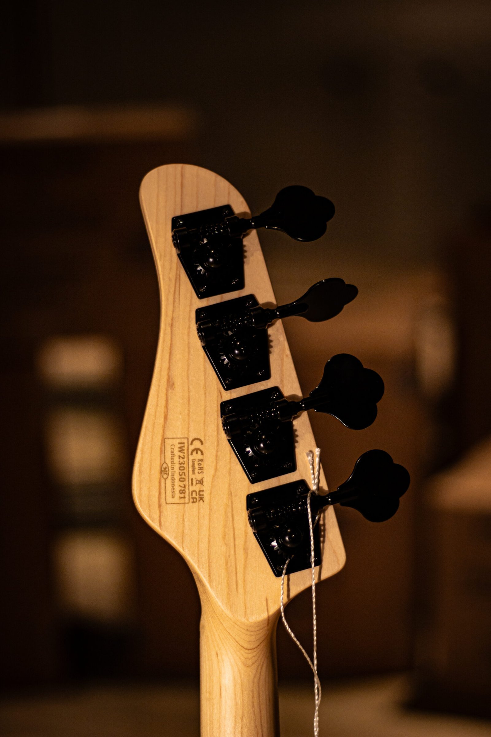 CONTRABAIXO SCHECTER - Justin Beck V ANI Gloss Natural - Imagem 5