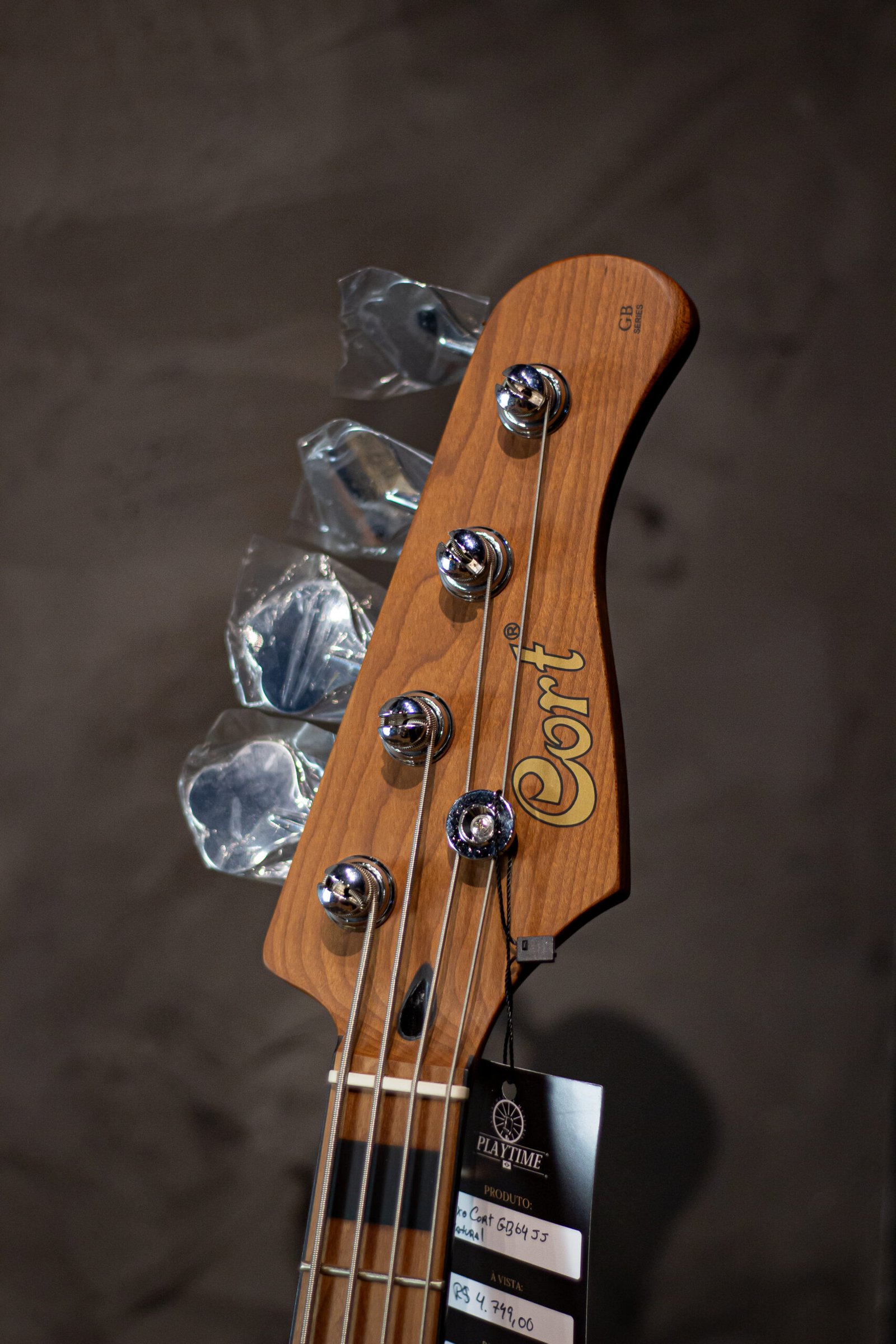 Contrabaixo CORT - GB64JJ Nat - Imagem 8