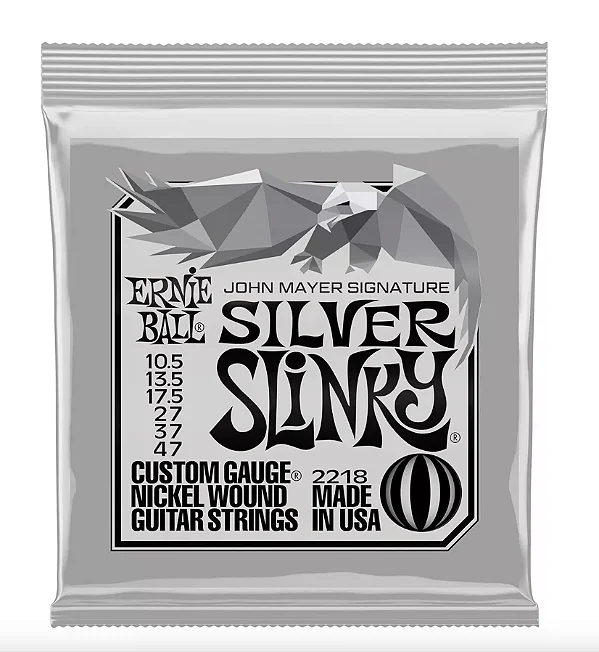 ENCORDAMENTO ERNIE BALL - 010,5-047 P/ GUITARRA SILVER SLINKY JOHN MAYER P02218