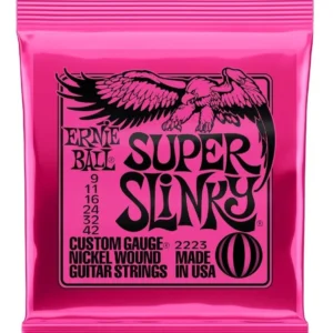 ENCORDAMENTO ERNIE BALL - 009-042 P/ GUITARRA SUPER SLINK NIQUEL P02223