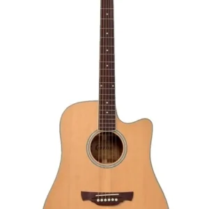 VIOLAO CRAFTER - FOLK CUT. T/SOLID CEDAR B/S MOGNO NAT EQ PLATFORM TV GOLD DE-7N C/BAG CRAFTER