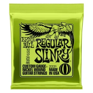 ENCORDAMENTO ERNIE BALL - 010-046 P/ GUITARRA REGULAR SLINK NIQUEL P02221