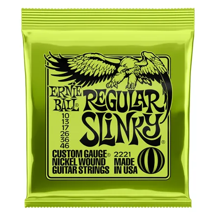 ENCORDAMENTO ERNIE BALL - 010-046 P/ GUITARRA REGULAR SLINK NIQUEL P02221