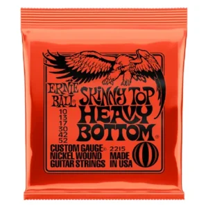 ENCORDAMENTO ERNIE BALL - 010-052 P/ GUITARRA SKINNY TOP HEAVY BOTTOM SLINKY NIQUEL P02215