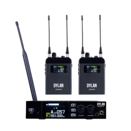 DYLAM - DSM-900 SISTEMA DE TRANSMISSAO SEM FIO UHF PRA MONITOR SEM FIO COM BASE TRANSMISSORA COM 1 ANTENA MEIA ONDA SINCRONISMO