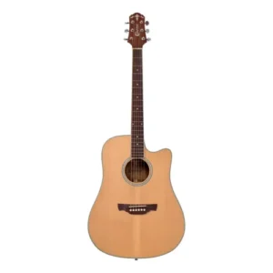 VIOLAO CRAFTER - FOLK CUTAWAY T/SOLIDO CEDRO B/S MOGNO EQ S1 NAT SATIN DE-7/N CRAFTER