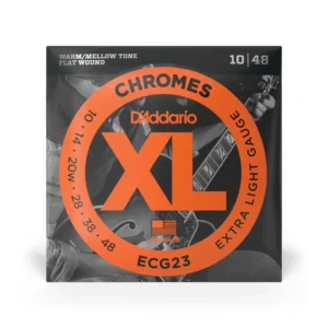 ENCORDAMENTO D'ADDARIO - ECG23 010 Guitar Chrome Flat