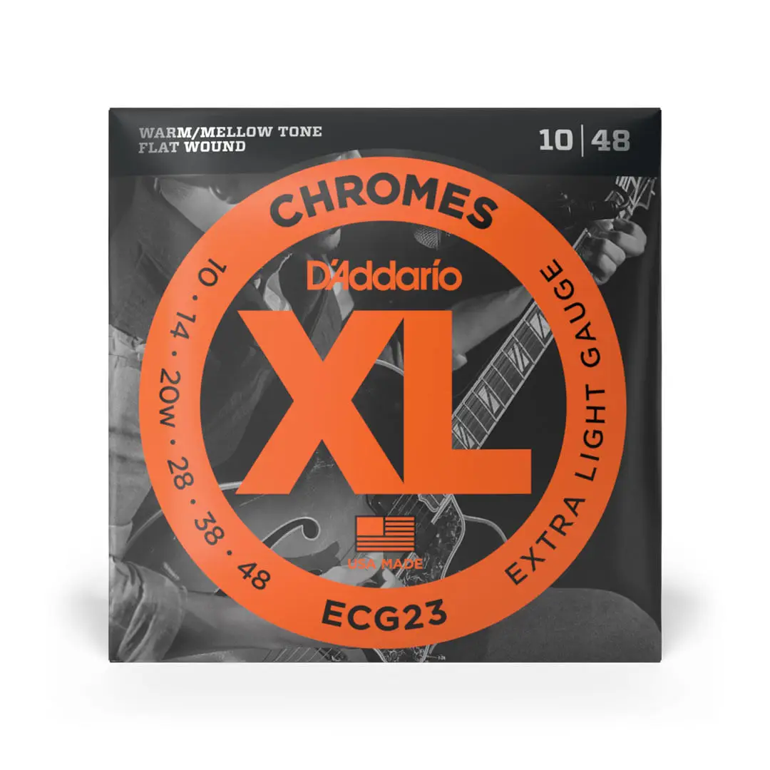 ENCORDAMENTO D'ADDARIO - ECG23 010 Guitar Chrome Flat