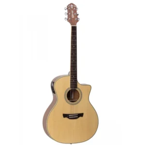 VIOLAO CRAFTER - G.AUDIT T/SOLIDO SPRUCE B/S MOGNO EQ S1 NAT SATIN GAE-6/N CRAFTER