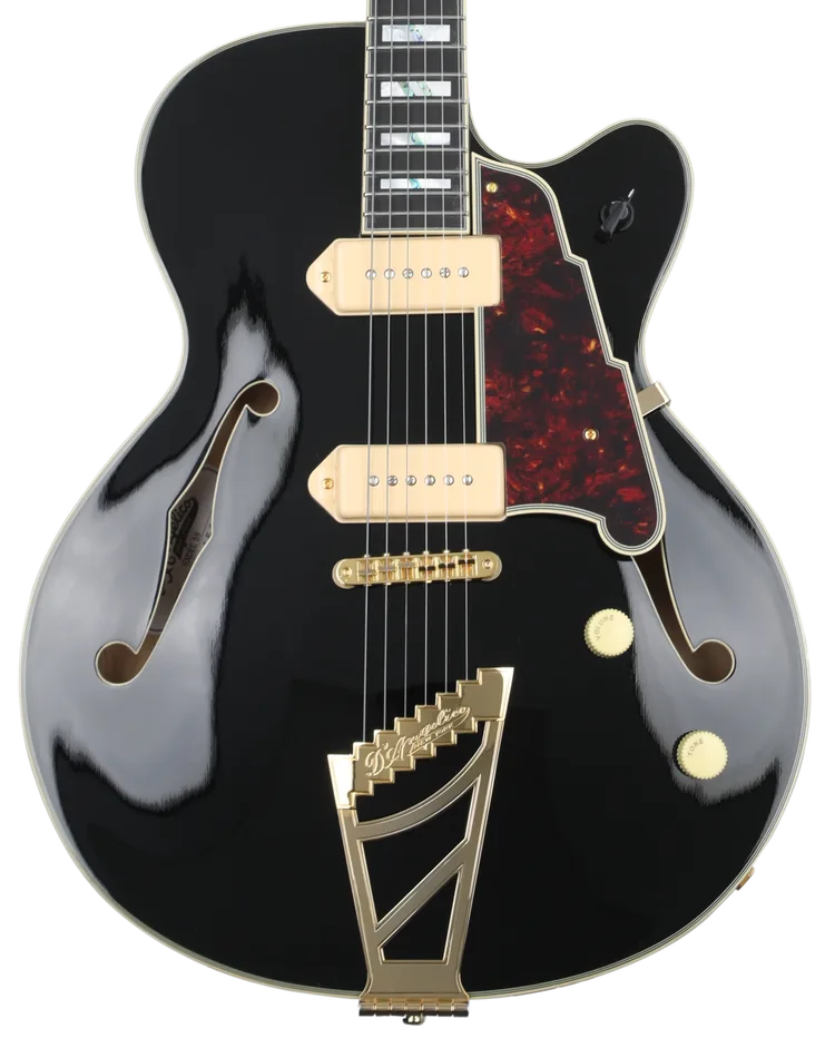 GUITARRA D'ANGELICO - Excel 59 Hollowbody - Solid Black