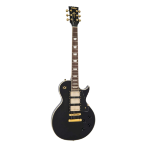 GUITARRA VINTAGE - REISSUED V1003BB 3 PICKUP LP-BOULEVARD BLACK