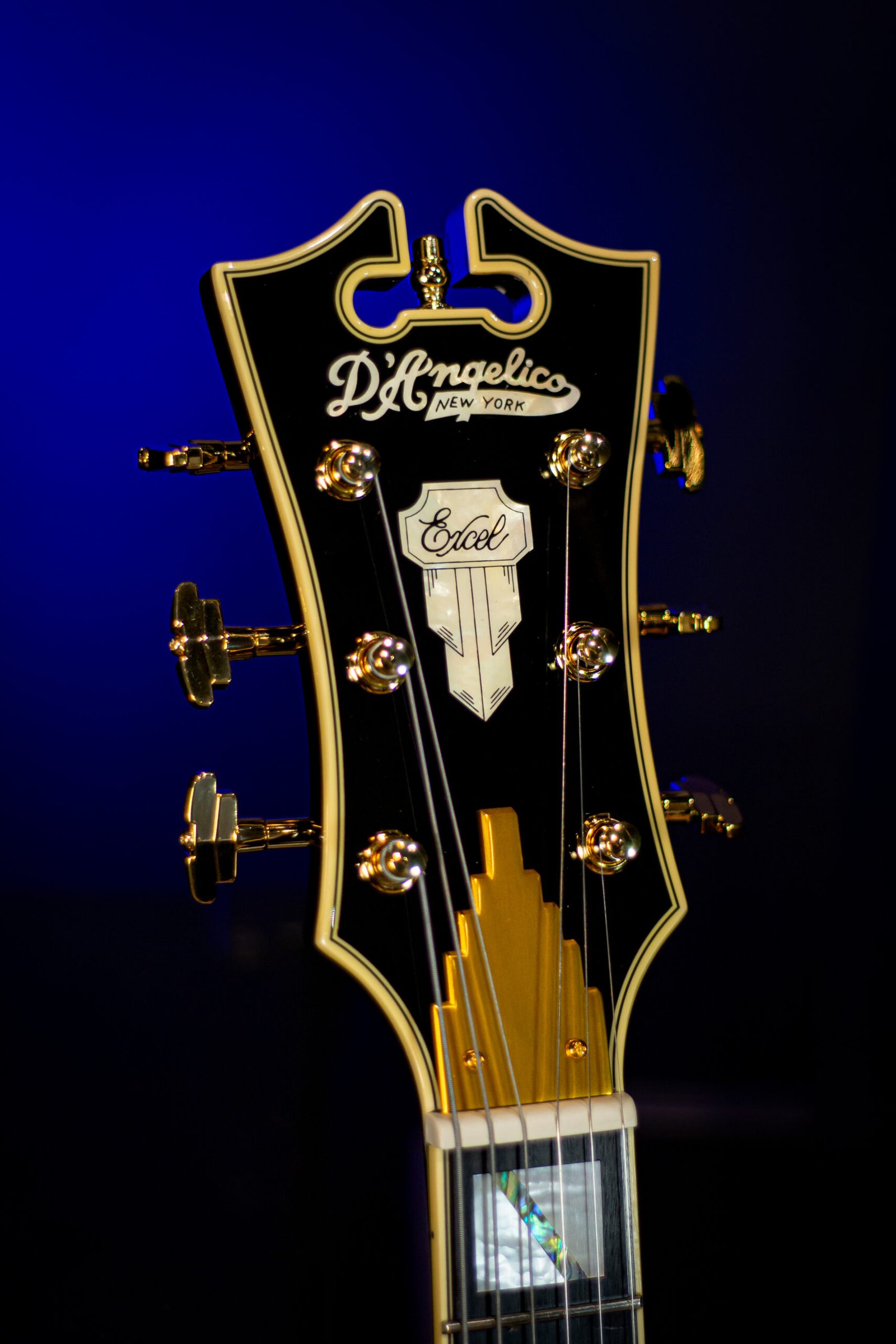GUITARRA D'ANGELICO - Excel 59 Hollowbody - Solid Black - Imagem 7