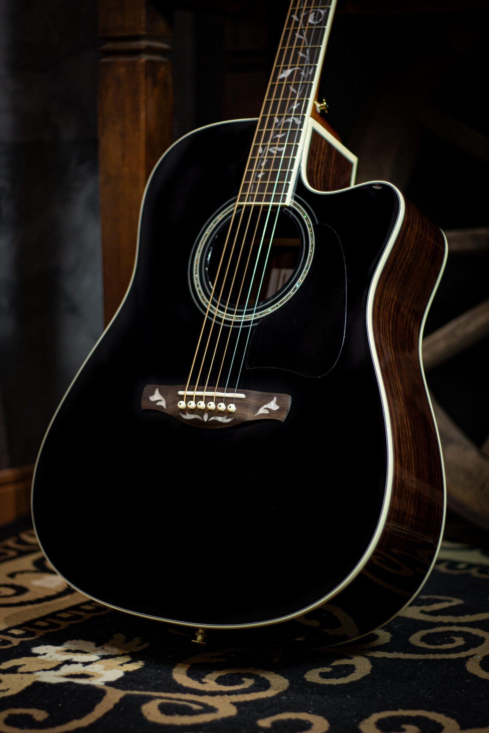 VIOLAO IBANEZ - ACO AW AW391RCE-BKH - Imagem 3