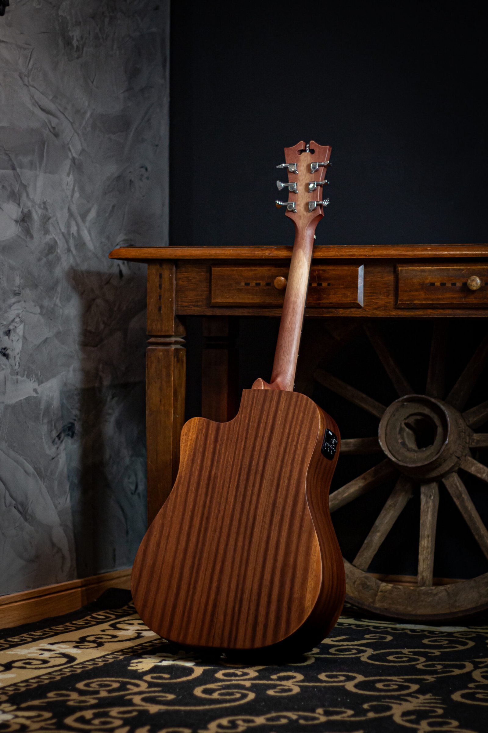 VIOLÃO D'ANGELICO - Premier Bowery LS Aged Mahogany - Imagem 8