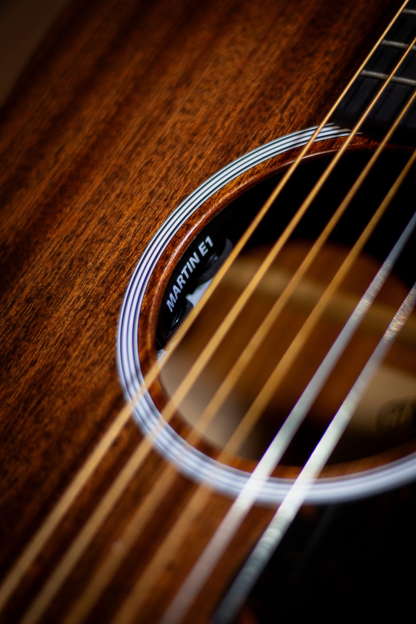 VIOLÃO MARTIN - D-10E SAPELE C/BAG - Imagem 5