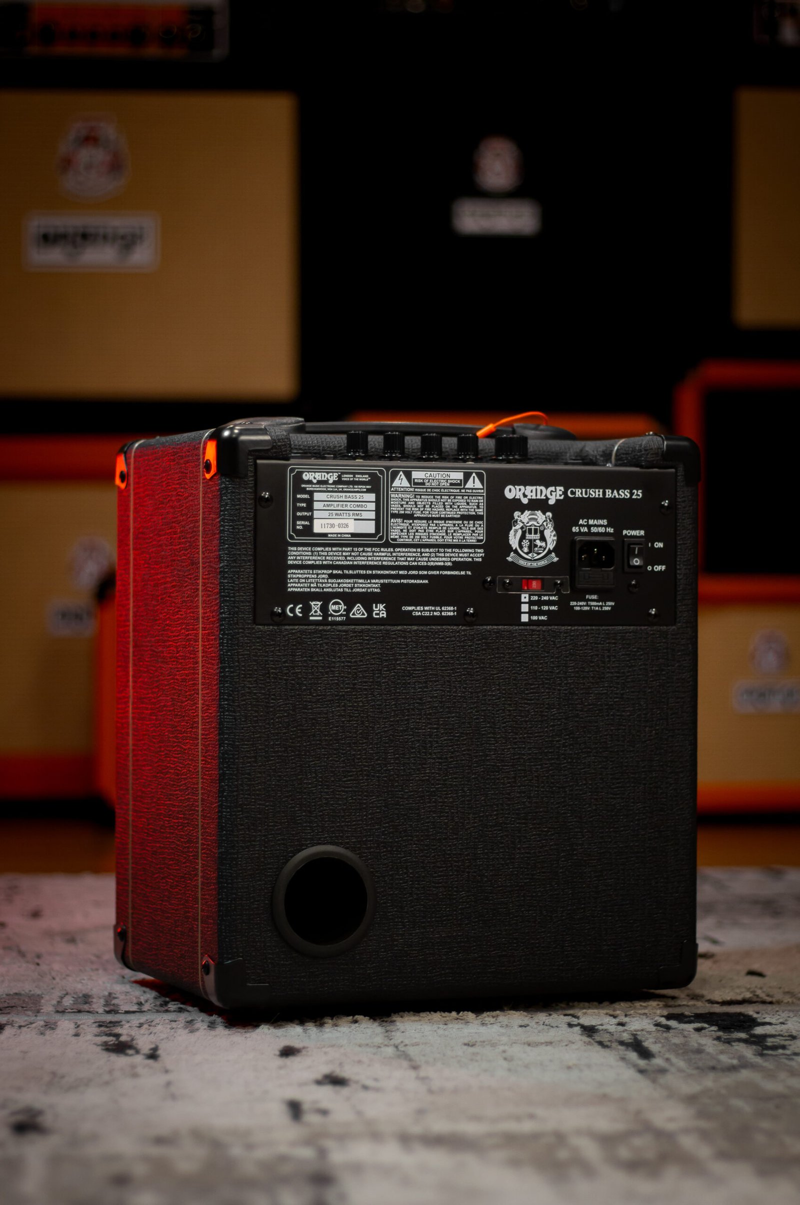 AMPLIFICADOR ORANGE - CRUSH BASS 25 - Imagem 4