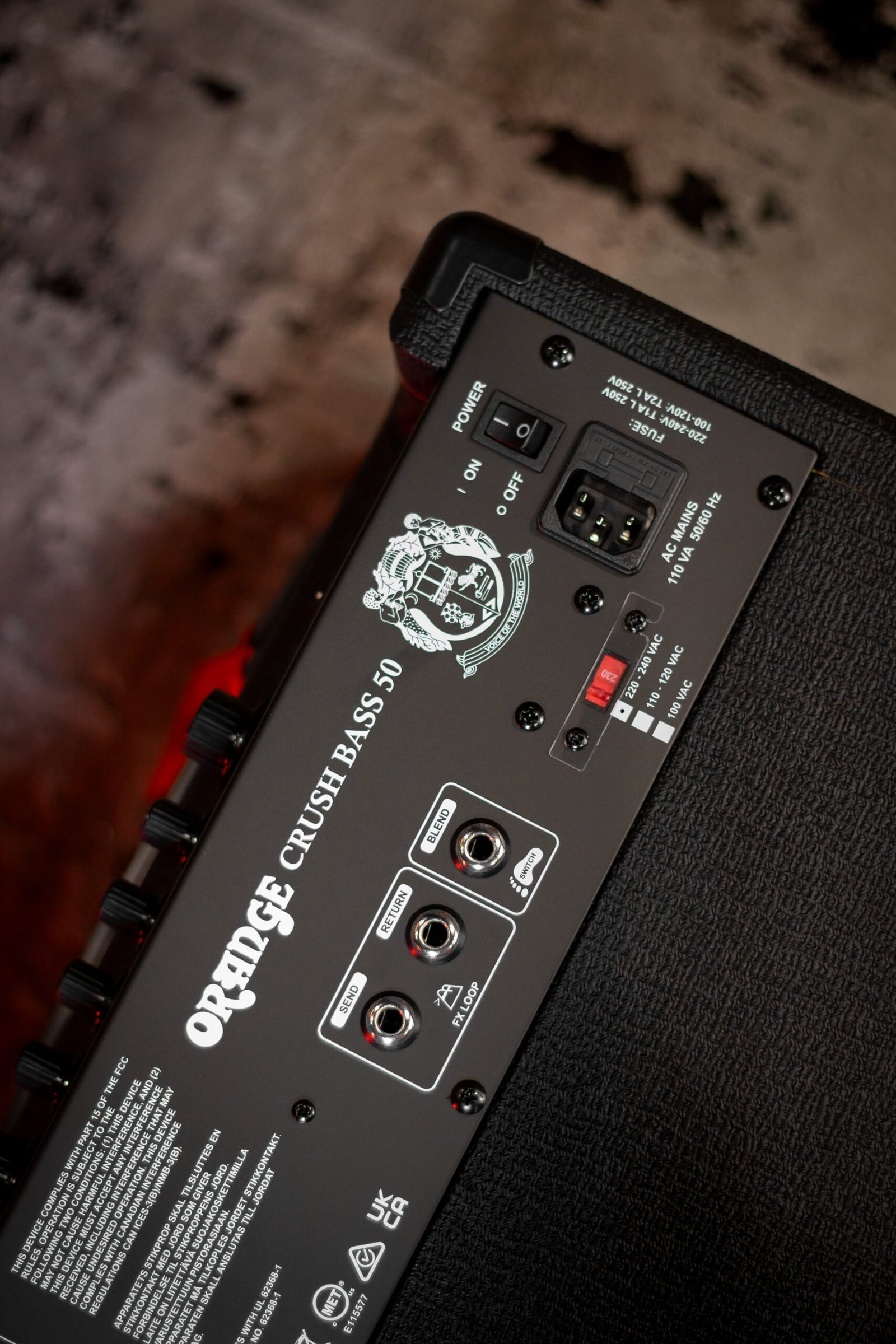 AMPLIFICADOR ORANGE - CRUSH BASS 50 BK POTENCIA 50 W - Imagem 4