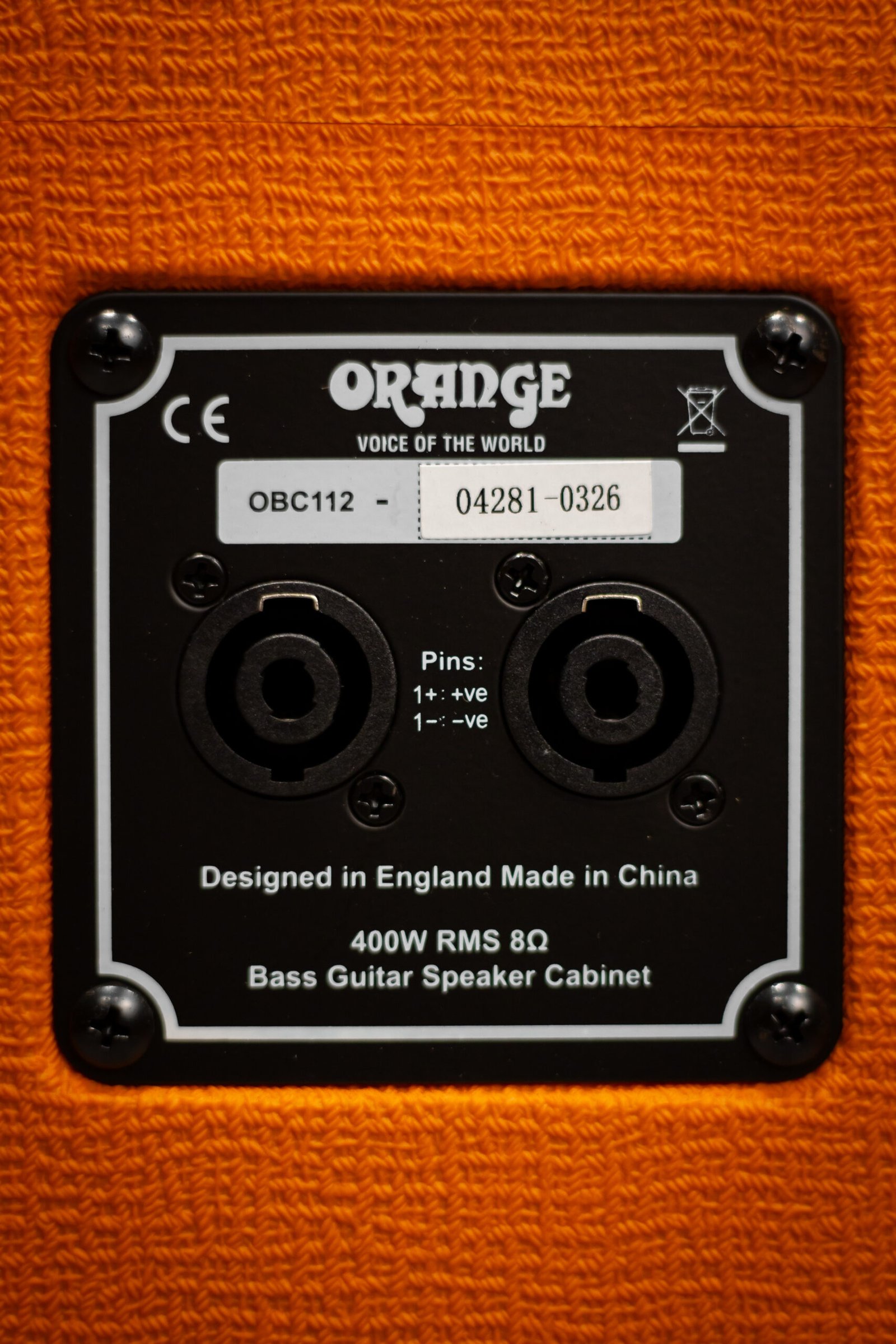 GABINETE ORANGE - BAIXO OBC112 1X12 POTENCIA NOMINAL 400 W RM - Imagem 5