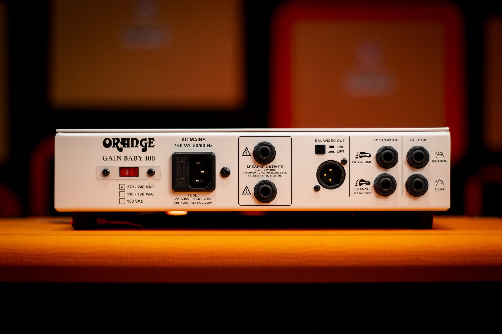 AMPLIFICADOR ORANGE - GAIN BABY 100 POTENCIA 100 W RMS - Imagem 5