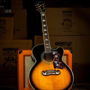 VIOLÃO EPIPHONE EJ200 SB C/CASE - OUTLET