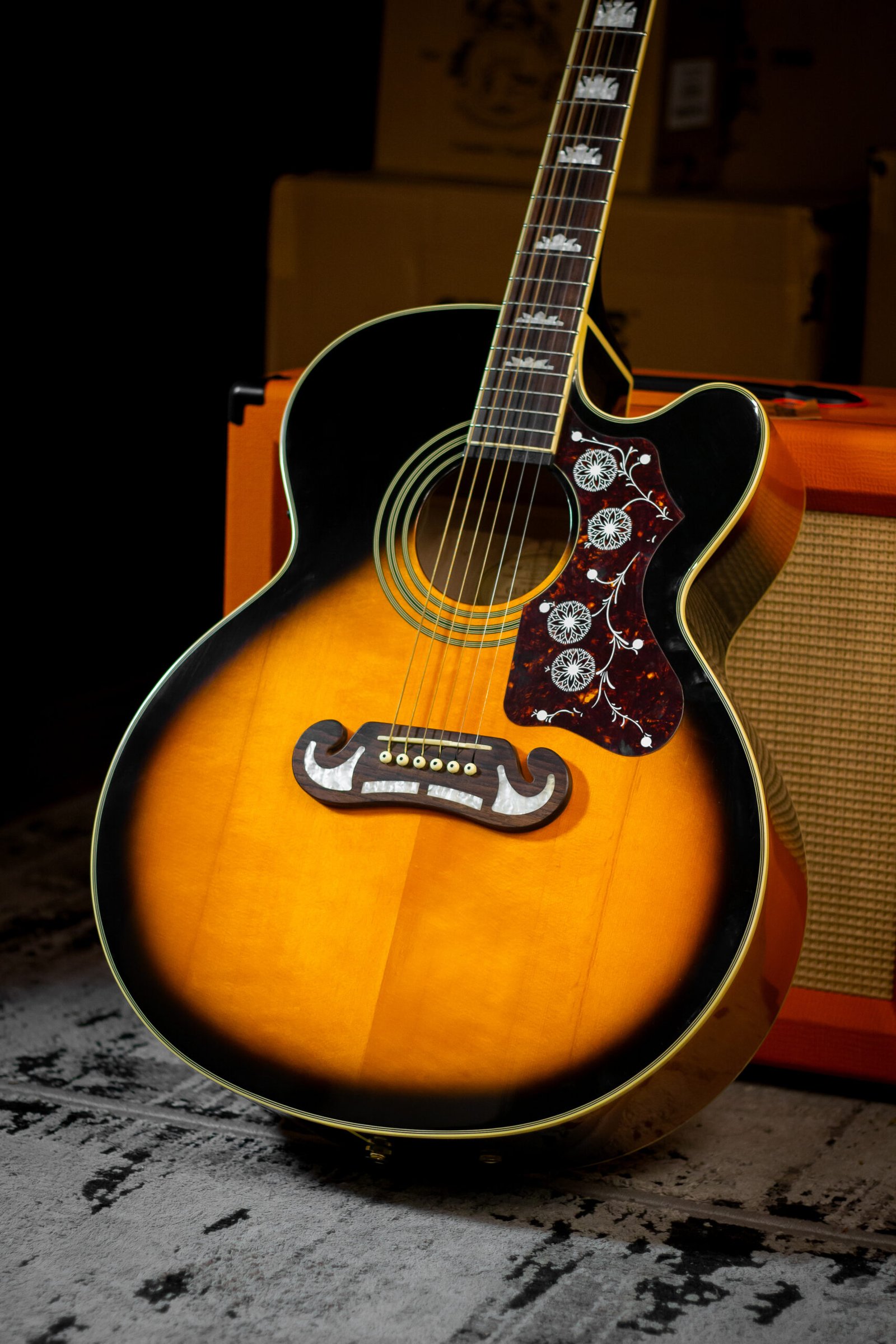 VIOLÃO EPIPHONE EJ200 SB C/CASE - OUTLET - Imagem 2