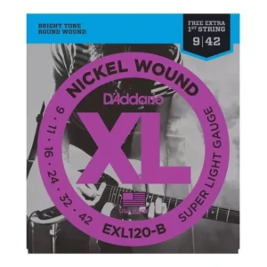 ENCORDAMENTO D'ADDARIO - GUITARRA EXL120-B+PL009