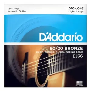 ENCORDAMENTO D'ADDARIO - VIOLAO 12C ACO EJ36 010