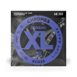 ENCORDAMENTO D'ADDARIO - ECG25 012 Guitar Chrome Flat