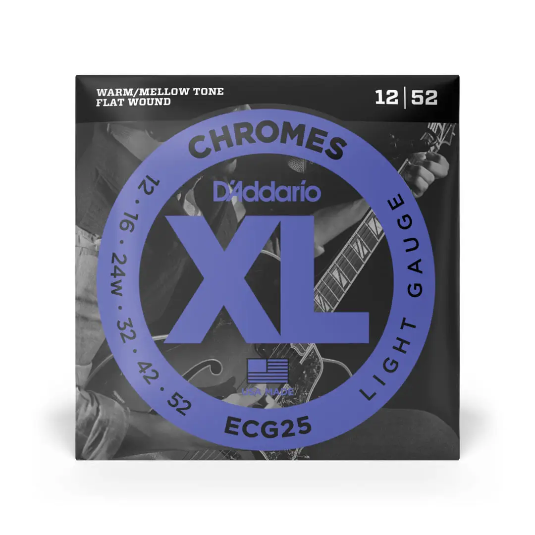 ENCORDAMENTO D'ADDARIO - ECG25 012 Guitar Chrome Flat