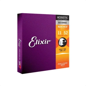 ENCORDAMENTO ELIXIR - 011 NANOWEB MEDIUM P/VIOLAO