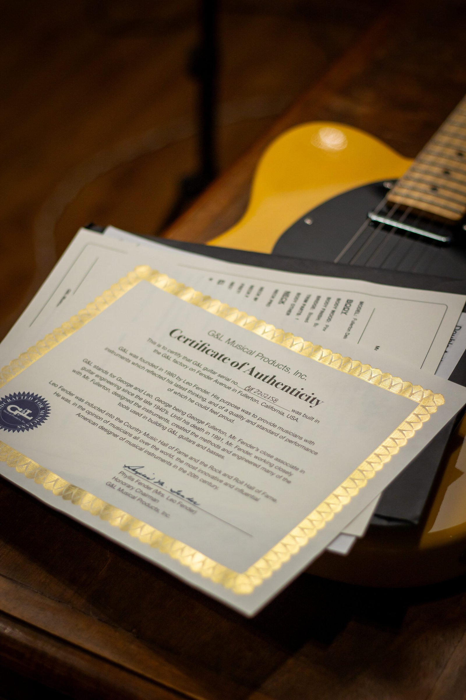 GUITARRA G&L - Fullerton ASAT Classic - Imagem 7